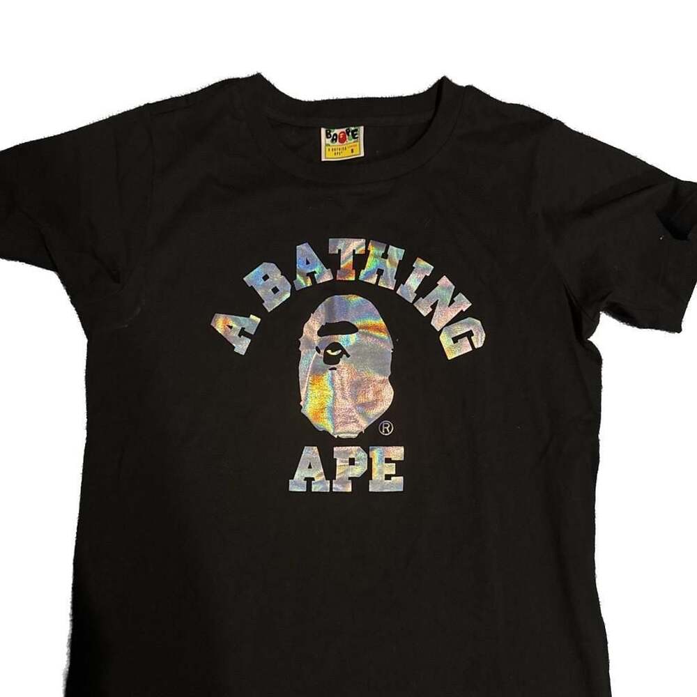 Buy BAPE Multi Camo College Tee 'Black/Multicolor' - 1383 100000103MCCT BLAC